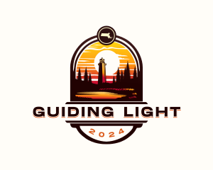 Massachusetts Lighthouse Coast logo design