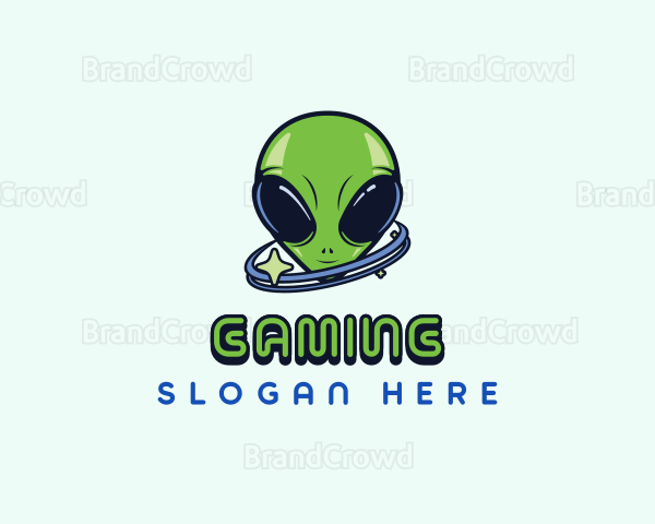 Cosmic Space Alien Logo