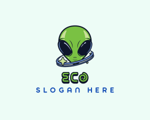 Cosmic Space Alien Logo