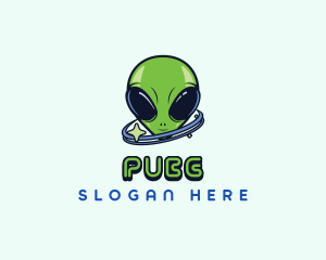 Cosmic Space Alien Logo