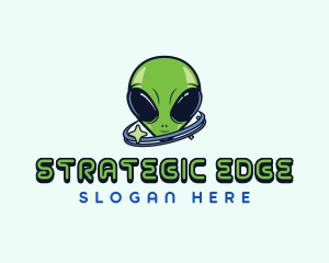 Cosmic Space Alien Logo