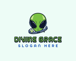 Space - Cosmic Space Alien logo design