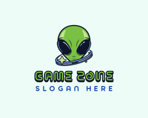 Cosmic Space Alien logo design