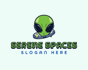 Cosmic Space Alien logo design