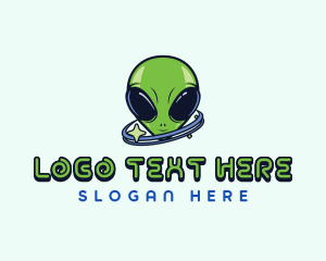 Cosmic Space Alien Logo