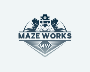 Mechanical Laser Machinery  logo design