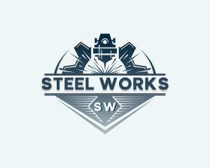 Mechanical Laser Machinery  logo design