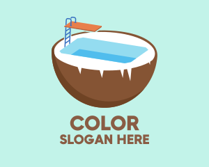 Coco Swimming Pool logo design
