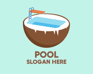 Coco Swimming Pool logo design