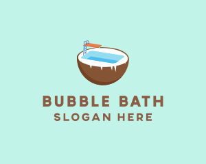 Tub - Coco Swimming Pool logo design