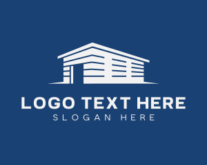 Supply Chain - Warehouse Storage Logistics logo design