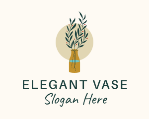 Vase - Plant Vase Decor logo design