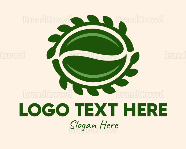 Green Seed Leaves Logo