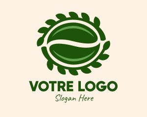 Tree Planting - Green Seed Leaves logo design