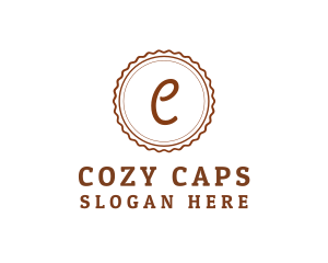 Minimalist Bottle Cap logo design