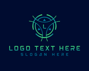 Programming - Futuristic Tech Programming logo design