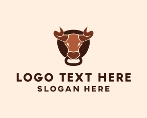 Kettlebell - Bull Ring Kettlebell logo design