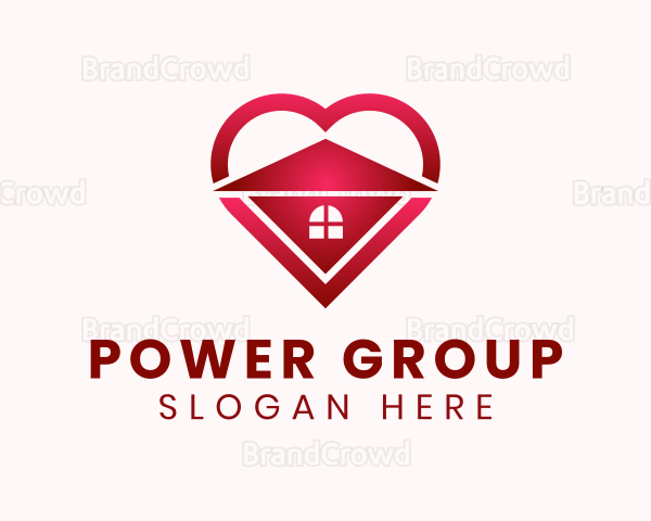 Heart Home Realtor Logo