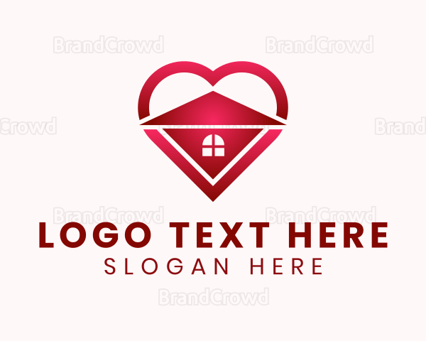 Heart Home Realtor Logo
