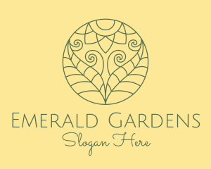 Summer Plant Garden logo design