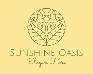 Summer Plant Garden logo design