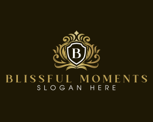 Royal Elegant Shield Crown logo design