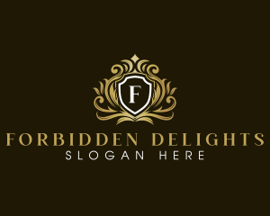 Royal Elegant Shield Crown logo design