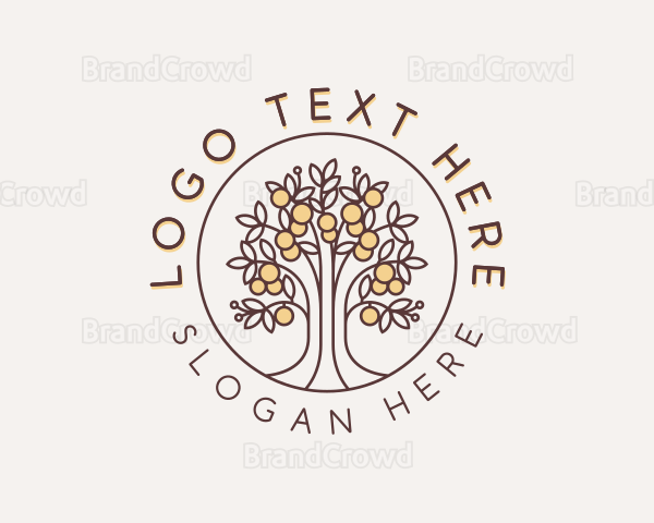 Garden Tree Planting Logo