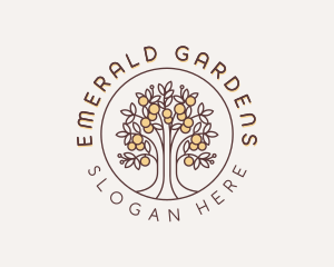 Garden Tree Planting logo design