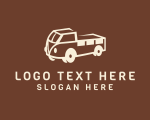 Vehicle - Retro Farm Truck logo design