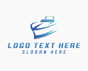 Cruise - Speedboat Travel Cruise logo design
