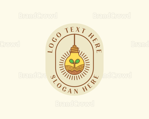 Leaf Seedling Lightbulb Innovations Logo