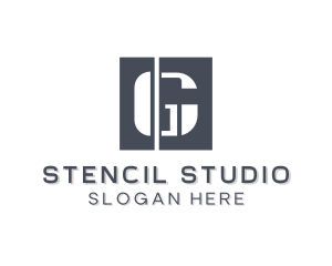 Stencil - Stencil Studio Letter G logo design