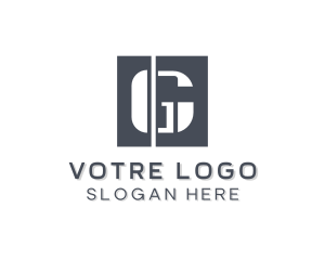 Professional - Stencil Studio Letter G logo design