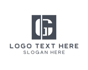Letter G - Stencil Studio Letter G logo design