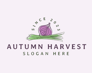 Onion Vegetable Crop logo design