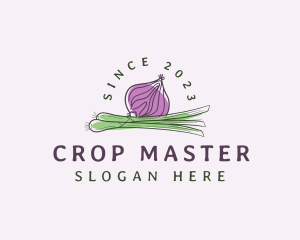 Onion Vegetable Crop logo design