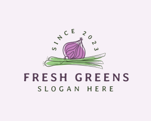 Vegetable - Onion Vegetable Crop logo design