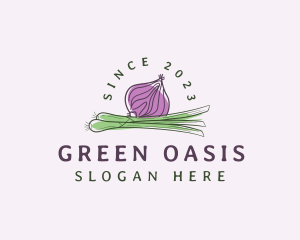 Onion Vegetable Crop logo design