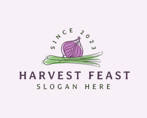 Onion Vegetable Crop logo design