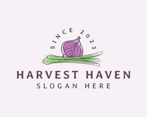 Crop - Onion Vegetable Crop logo design