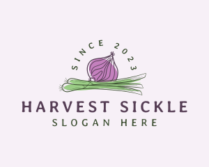 Onion Vegetable Crop logo design