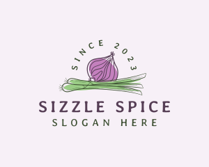 Onion Vegetable Crop logo design