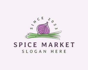 Onion Vegetable Crop logo design