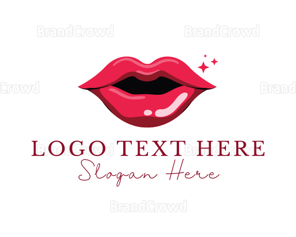 Sexy Red Lips Logo