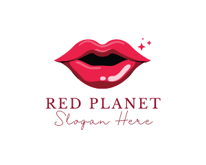 Sexy Red Lips logo design