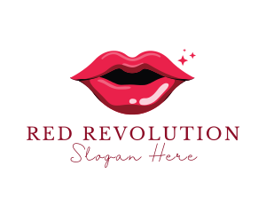 Sexy Red Lips logo design