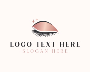 Girl - Beauty Cosmetic Lashes logo design