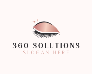 Beauty Cosmetic Lashes logo design