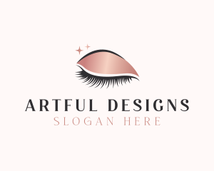 Beauty Cosmetic Lashes logo design